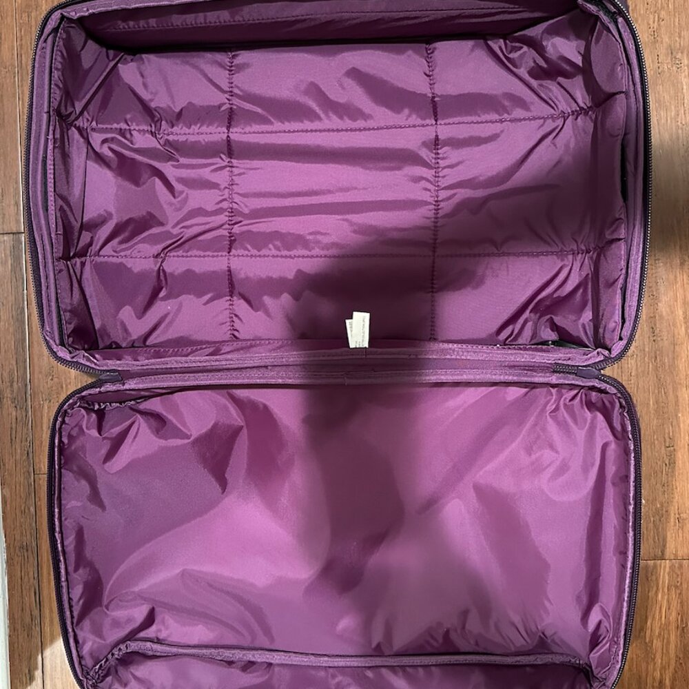 Dakine Purple Plaid Travel Bag Set - Picture 4 of 9